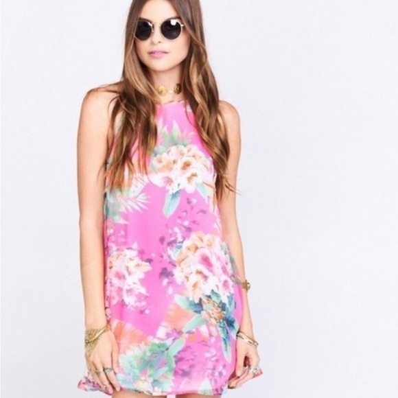 SHOW Me Your Mumu Katy Halter ~ Tropical Barbie - Picture 1 of 13